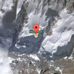 Map showing the location of Hiunchuli (6,441 m)