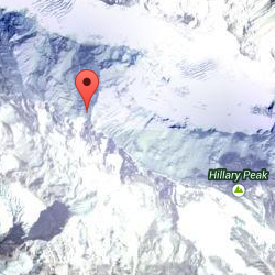 Map showing the location of Nuptse (7,681 m)