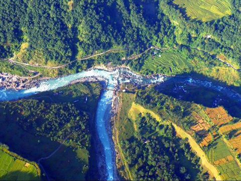 Gandaki River, Hrs Muktinath Helicopter Tour From Kathmandu