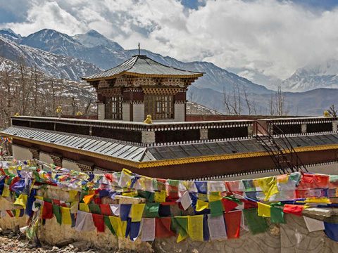 Town of Muktinath in Annapurna Region, Days Muktinath Overland Tour With Kathmandu Pokhara By Flight