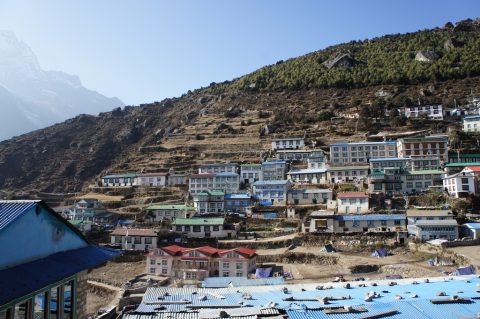 Namche Bazaar, Ama Dablam Expedition 2014