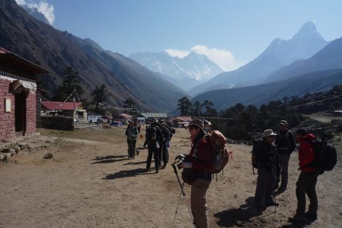 Trekking to Tyangboche, Ama Dablam Expedition 2014