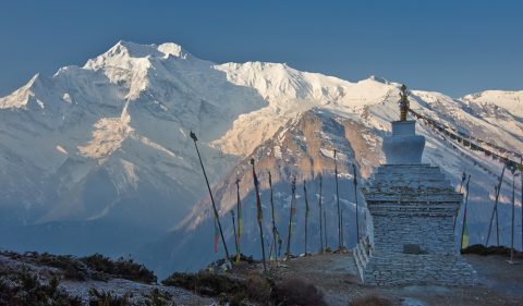 On the way to Base Camp, Annapurna Circuit 18 Days