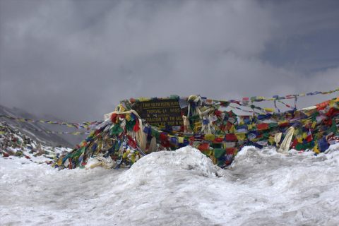 Prayer Flags at Thorong la Pass, Annapurna Circuit 22 Days
