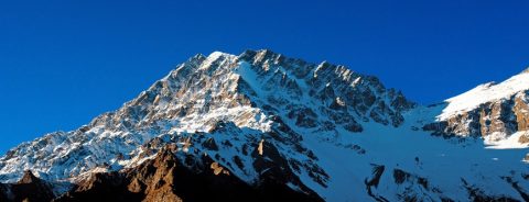 Annapurna Mountainous Landscape In Nepal, Annapurna Conservation Area