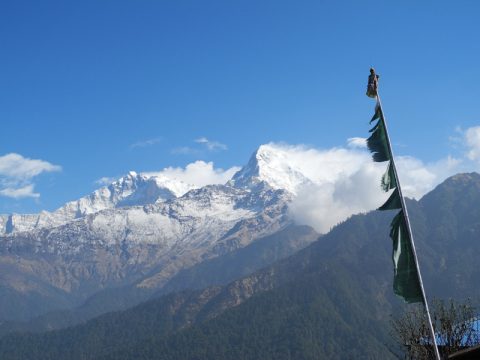 Prayer Flag Annapurna Himalaya, Annapurna Conservation Area