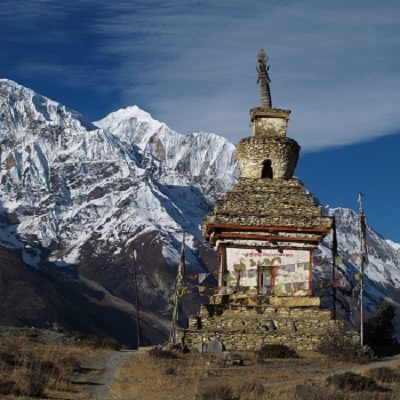 Stupa @ Gangapurna - Annapurna - Nepal, Annapurna I