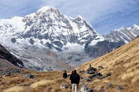 Trekking Annapurna South In Nepal, Annapurna South