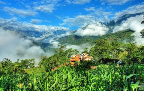 Village Sano-Majuwa - Nepal Annapurna Region, Annapurna South