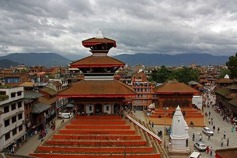 Bhaktapur Overview With Temple, Bhaktapur