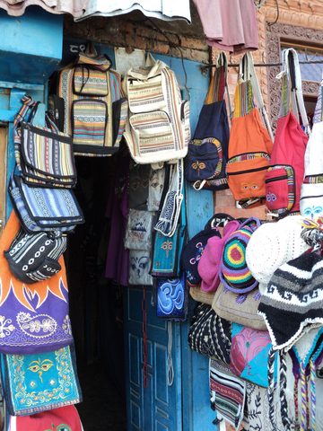 Boudhanath Clothes Seller, Boudhanath