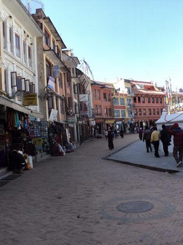 Boudhanath Cyber Cafe and Shops, Boudhanath