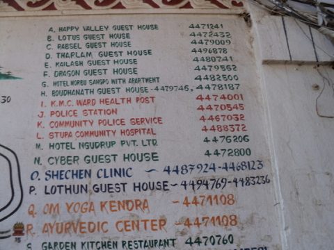 List of Guest Houses near Boudhanath, Boudhanath