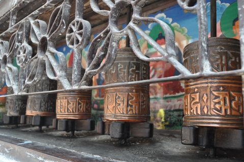 Prayer Wheels in Boudhanath, Boudhanath