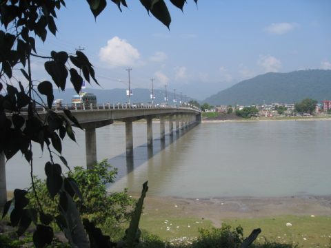 Narayani bridge in Narayangarh, Chitwan, Nepal, Chitwan District