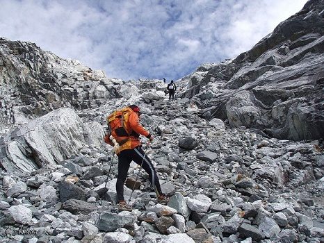 Climbing Cho La Pass - Gokyo Nepal, Cho La