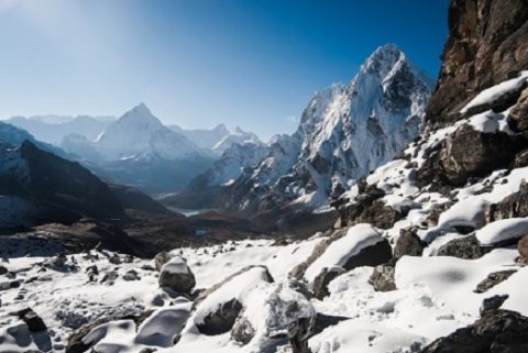 View Cho La Pass In Nepal, Cho La
