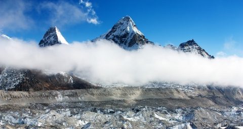 Cholo & Kangchung Peaks - Nepal Himalayas, Cholatse
