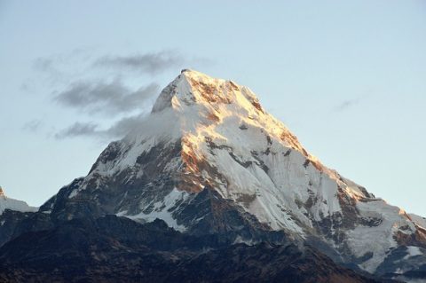 Majestic Annapurna In Nepal Himalayas, Deurali Annapurna Base Camp