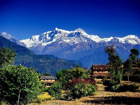 Village @ Annapurna Conservation Area - Nepal Himalayas, Deurali Annapurna Base Camp