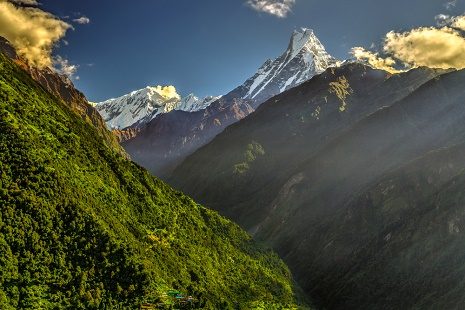 Modi Khola Valley Near Dhampus - Nepal Annapurna, Dhampus