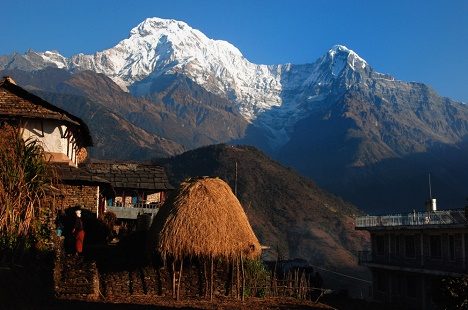Village @ Annapurna - Central Nepal, Dhampus
