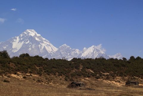Dhaulagiri Seen From Jalja La - Nepal Annapurna, Dhaulagiri