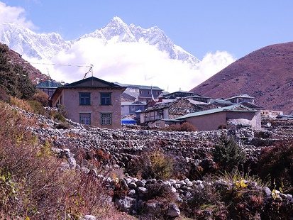 Dingboche With Lhotse Backdrop - Nepal Himalayas, Dingboche
