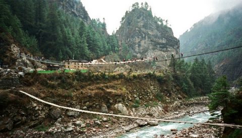 Jorsale Suspension Bridges Over Dudh Kosi River, Dudh Kosi