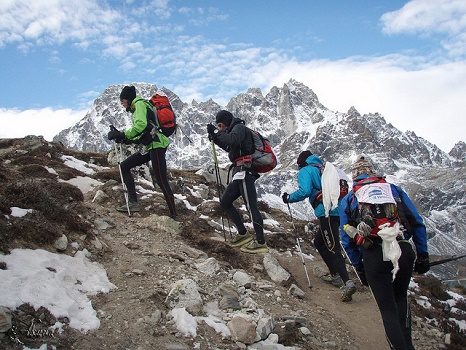 Cho La Pass - Gokyo Region - Nepal Himalayas, Dudh Pokhari