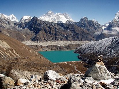 View Dudh Pokhari - Sagarmatha National Park - Gokyo Nepal, Dudh Pokhari