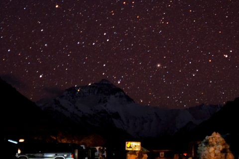 Starry Night At Mount Everest, Everest Base Camp