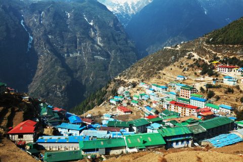 Namche Bazaar, Everest Base Camp Trek from Jiri