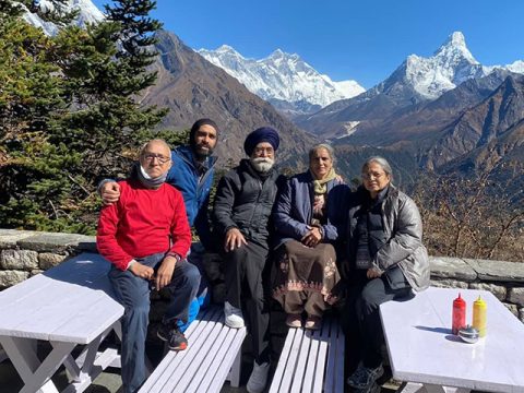 Guest at Everest View Hotel, Everest Heli Tour from Lukla