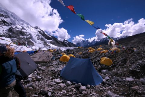 Base Camp, Everest South Face Expedition 2014