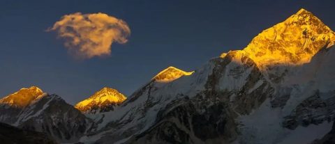Everest Golden Sunset