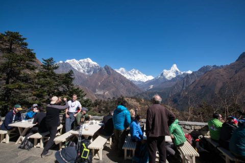 Mount Everest From Hotel Everest View, Everest View Luxury Trek