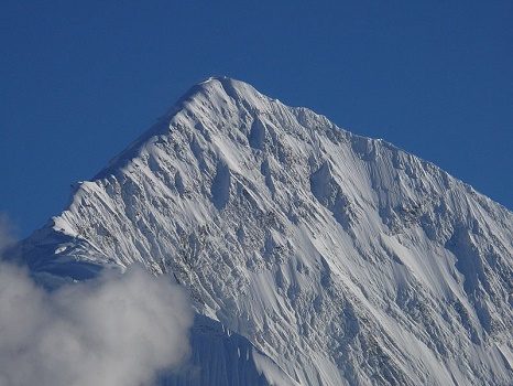 Gangapurna From Thorang-Phedi - Annapurna - Central Nepal, Gangapurna Lake