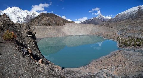 Lake Gangapurna Near Manang - Central Nepal, Gangapurna Lake