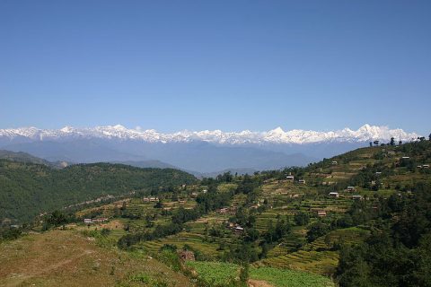 Himalayas view from Kathmandu Valley, Ghorepani Poon Hill Trek 9 Days