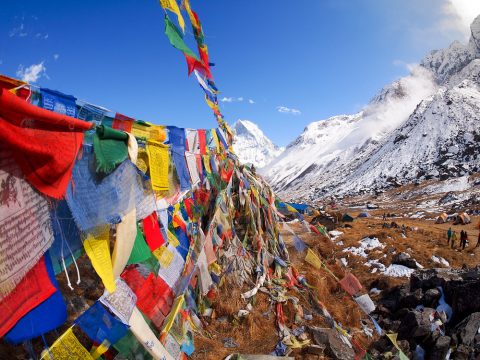 Prayer Flags, Ghorepani Poon Hill Trek 9 Days