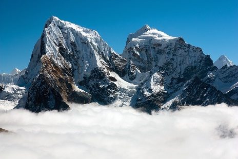 Cholatse & Taboche From Gokyo Ri - Nepal Himalayas, Gokyo