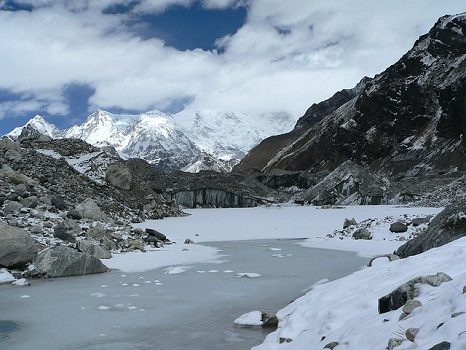 Glacier Between Gokyo & Dragnag - Nepal, Gokyo