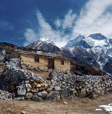 Mount Everest Base Camp In Nepal Himalayas, Gokyo