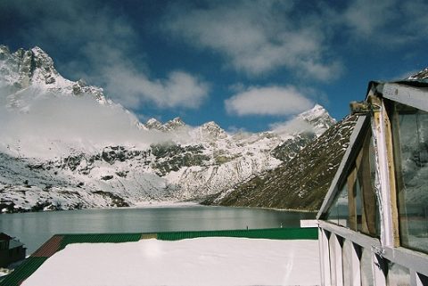 View From Gokyo to Renjo La, Gokyo
