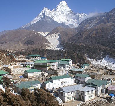 Village along the trek, Gokyo and Reanjo La pass Trek 14 Days