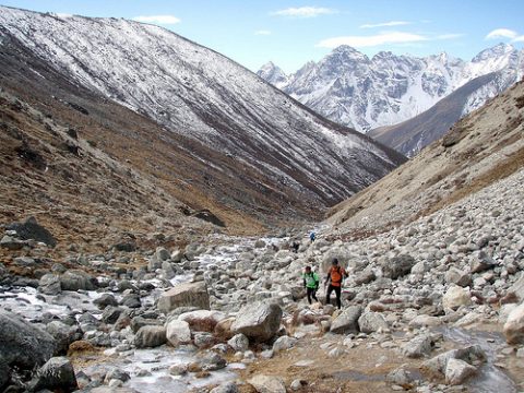 Cho-la-Pass Near Gokyo, Gokyo Lakes