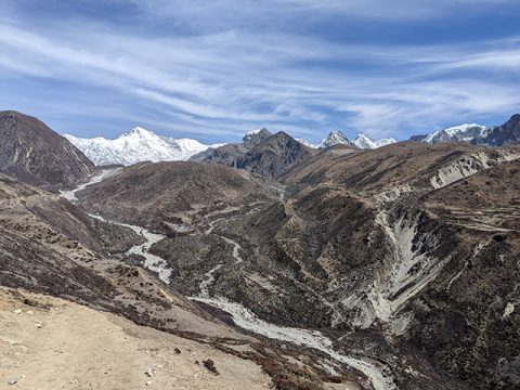 Hiking Up the Gokyo Valley, Gokyo Lakes Trek 14 Days