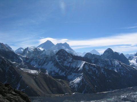 Everest  2 C  Lhotse And  Makalu From  Gokyo  Ri, Gokyo Ri