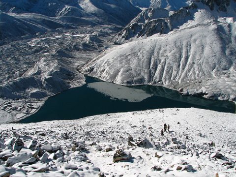 Looking Down From Gokyo Ri - Nepal, Gokyo Ri